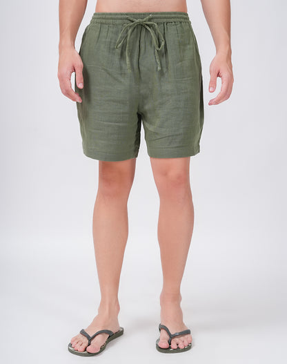 COMFORT AND CHARM SHORT | OLIVE GREEN