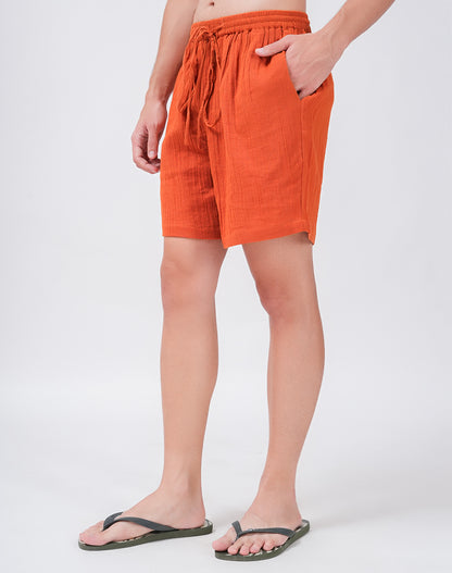 COMFORT AND CHARM SHORT | ORANGE