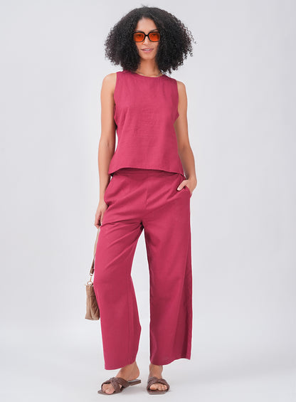 COTTON CANDY COMFORT SET | MAROON