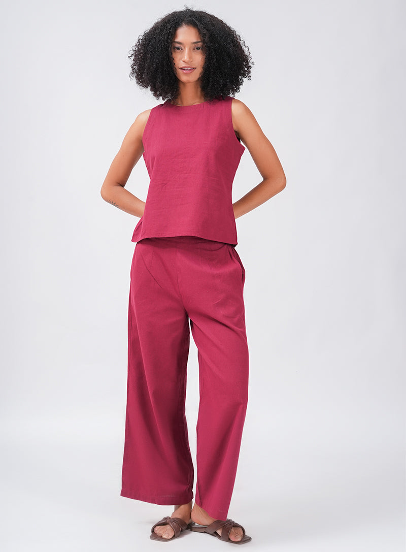 COTTON CANDY COMFORT SET | MAROON