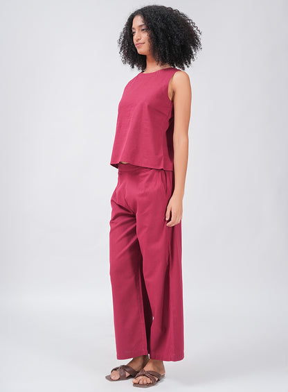 COTTON CANDY COMFORT SET | MAROON