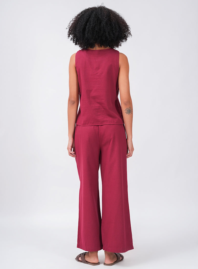 COTTON CANDY COMFORT SET | MAROON