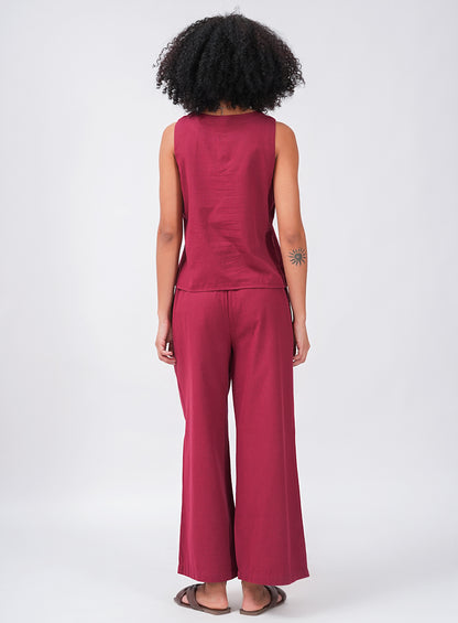 COTTON CANDY COMFORT SET | MAROON