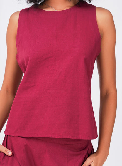 COTTON CANDY COMFORT SET | MAROON